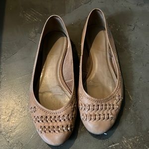 Aldo Tan Woven Flat